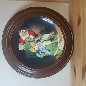 Christmas Vigil - Knowles Haddon Sundblom Series Collectors Plate COA EUC JO+